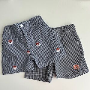 Auburn Kids Gingham Shorts Set - Navy and White